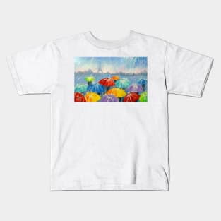 Rain in Paris Kids T-Shirt